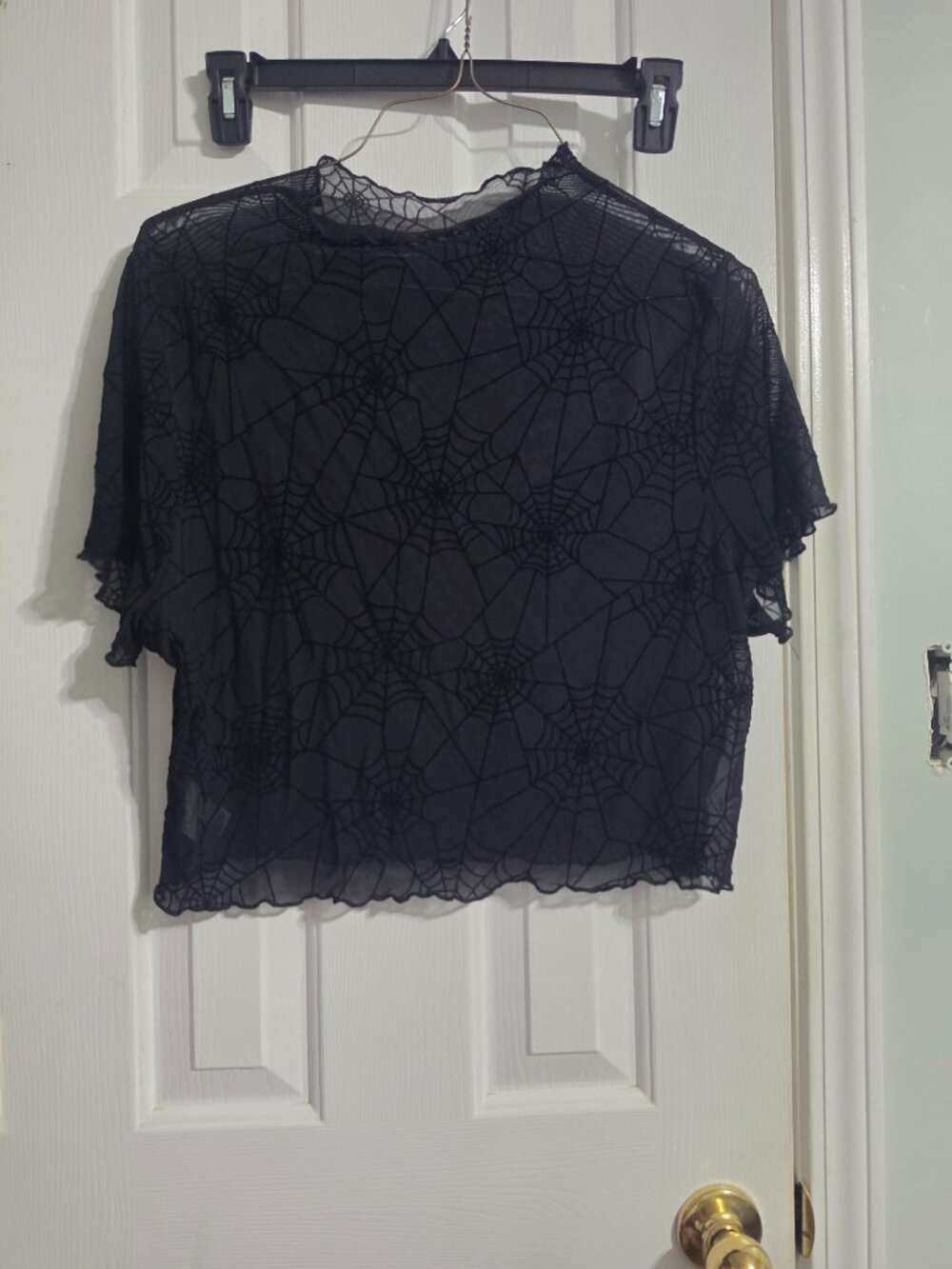 SHEin EZwear Spider Web Pattern